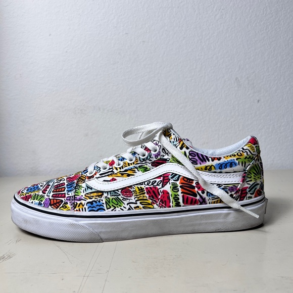 Vans x Dallas Clayton Doodle Lace-Up Low Top Sneakers Unisex M 9 / W 10.5 - Picture 6 of 11